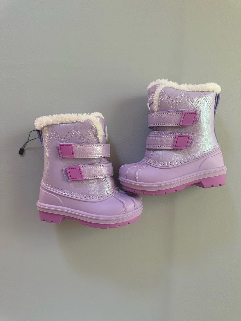 Cat & Jack Kids Girls Purple Snow Boots Waterproof Sizes 5 Toddler New no Tags